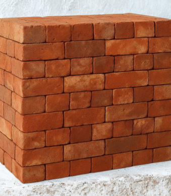 Bricks B Grade (Doam) standard quality clay bricks, economical construction material for walls, foundations, and general building works in Pakistan.