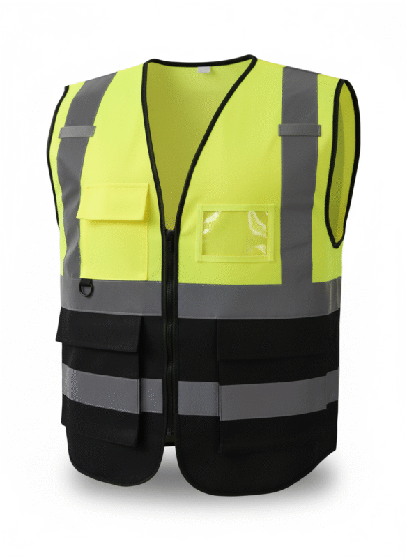 Reflective Safety Vest – high-visibility vest for construction workers and outdoor safety.