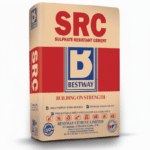 Bestway Cement SRC (Sulphate Resistant Cement), durable cement for foundations, marine works, basements, and sulphate-prone construction areas in Pakistan.