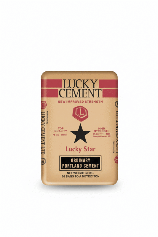 Lucky Cement OPC (Ordinary Portland Cement), high-strength and durable cement for residential, commercial, and infrastructure construction in Pakistan.