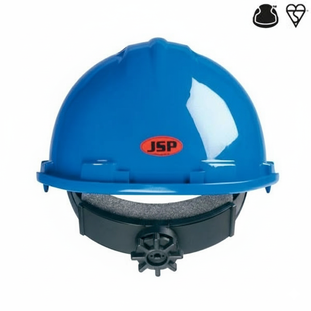 JSP UK Safety Helmet – Premium Head Protection for Construction Sites JSP UK Safety Helmet – durable head protection for construction workers.
