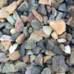 Crush Dina construction aggregate for concrete, roadwork, and foundations
