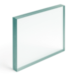 Laminated Safety Glass – durable, impact-resistant construction glass for partitions, skylights, and facades.