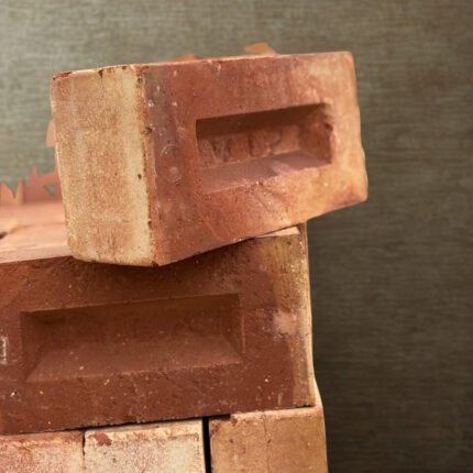 Special front face bricks 3000+ PSI premium facade bricks on white background